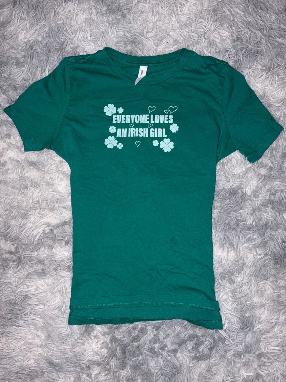 Green 'Everyone Loves an Irish Girl' Graphic Tee